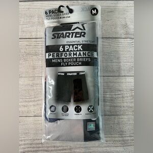 STARTER Performance Boxer Briefs 6 Pack - Size Medium